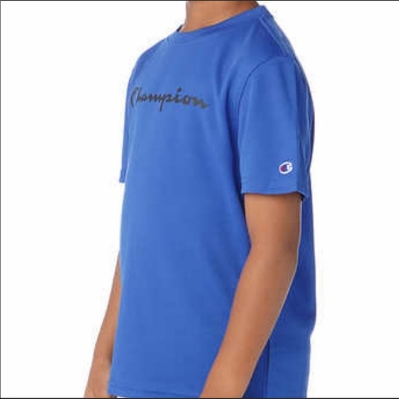 Champion 2 blue shirts Size:L boys - Picture 2 of 16